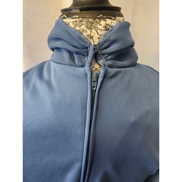 Midi bow Blue Vintage Pin-up 40's dress sz 14 **read** - Picture 4 of 6